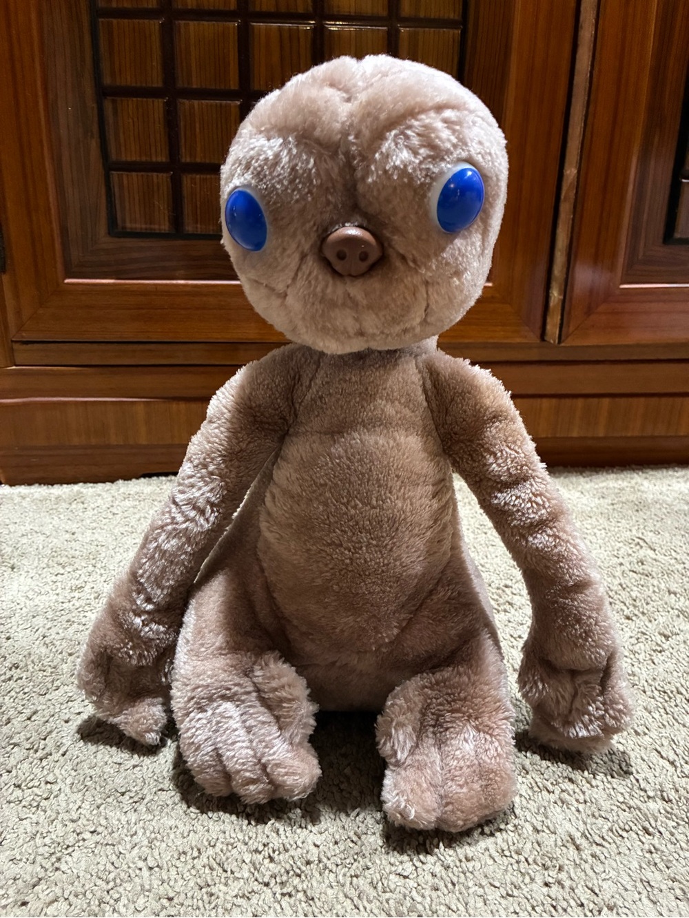 Vtg 1982 E.T. Extra Terrestrial Plush 12” Stuffed Animal Showtime Kamar Korea